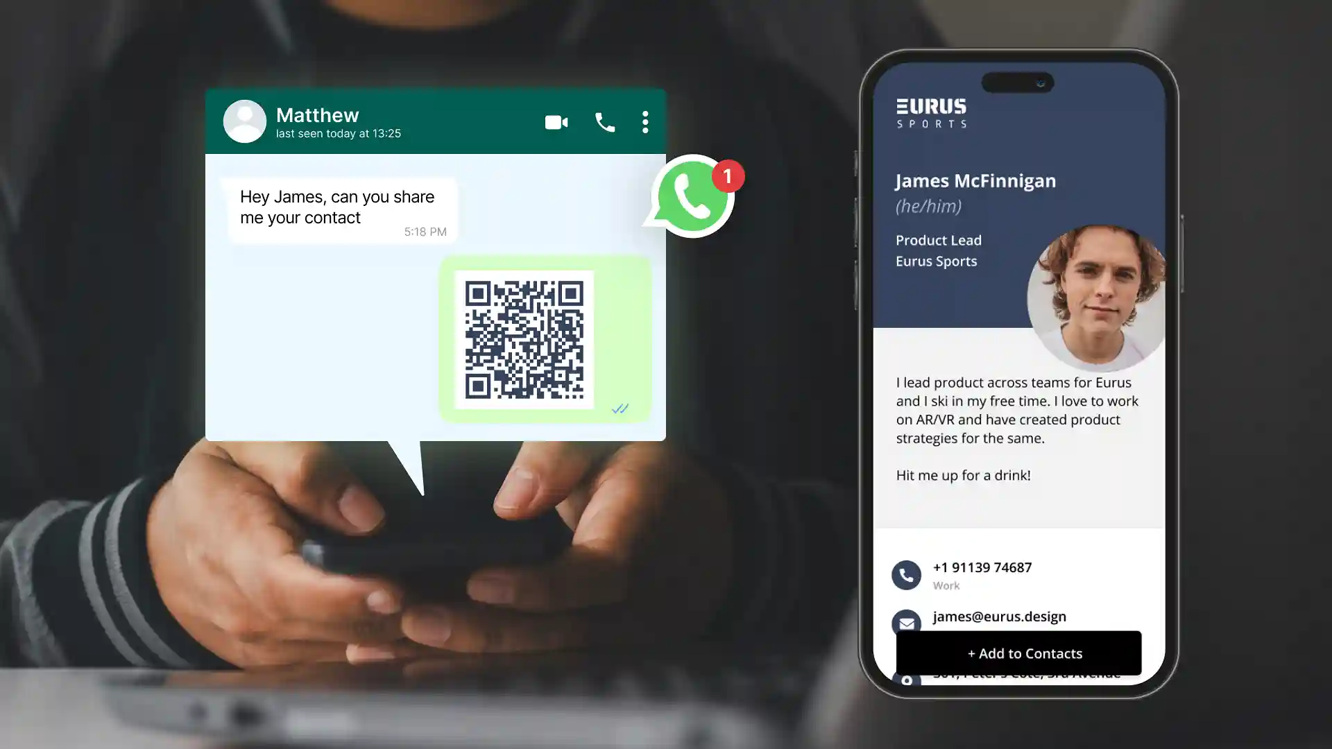 whatsapp business card