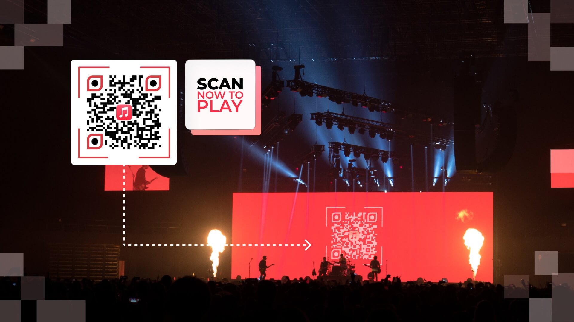 super bowl free apple music qr code