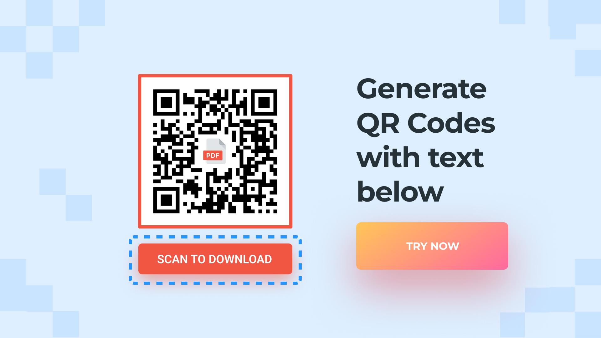 Generate QR Codes with Text Below: Create QR Code CTA