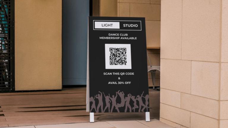 Create a custom free QR Code for print with Beaconstac