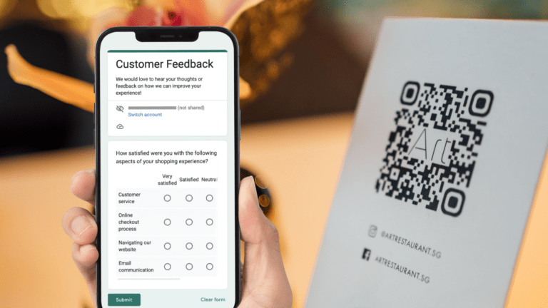 Create a free Survey QR Code with Beaconstac