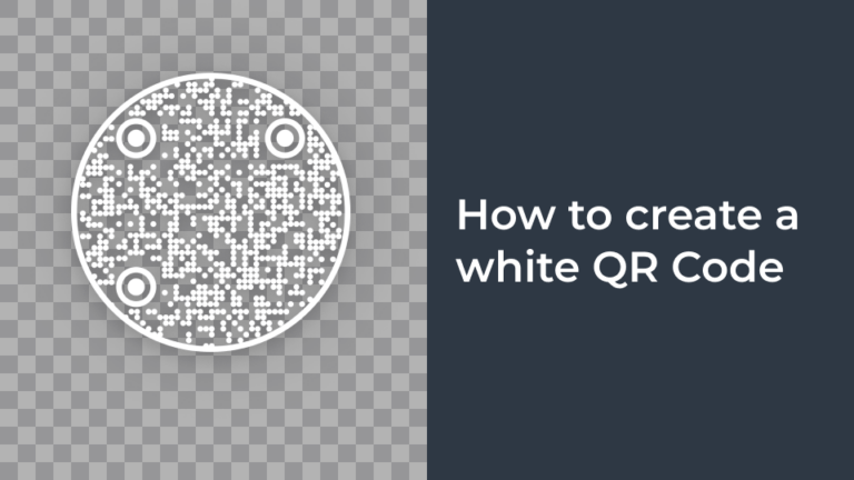 How to create a white QR Code