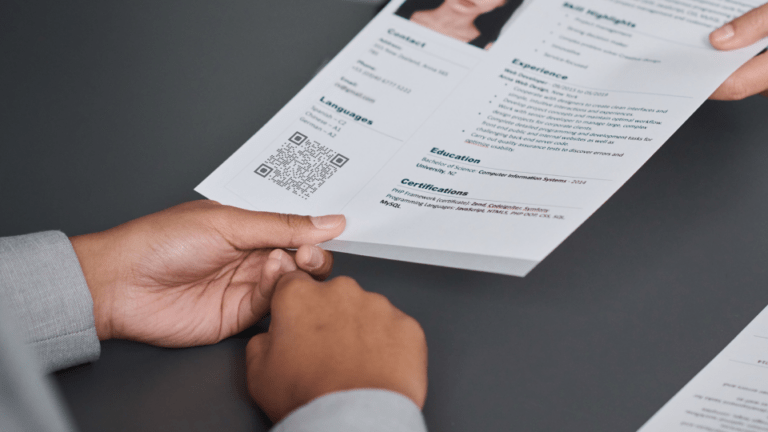 How to create a QR Code Resume